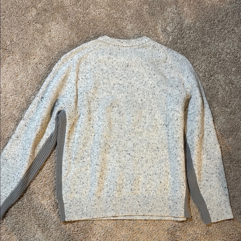 Men's Club Monaco Gray Chunky Sweater - Picture 3 of 3